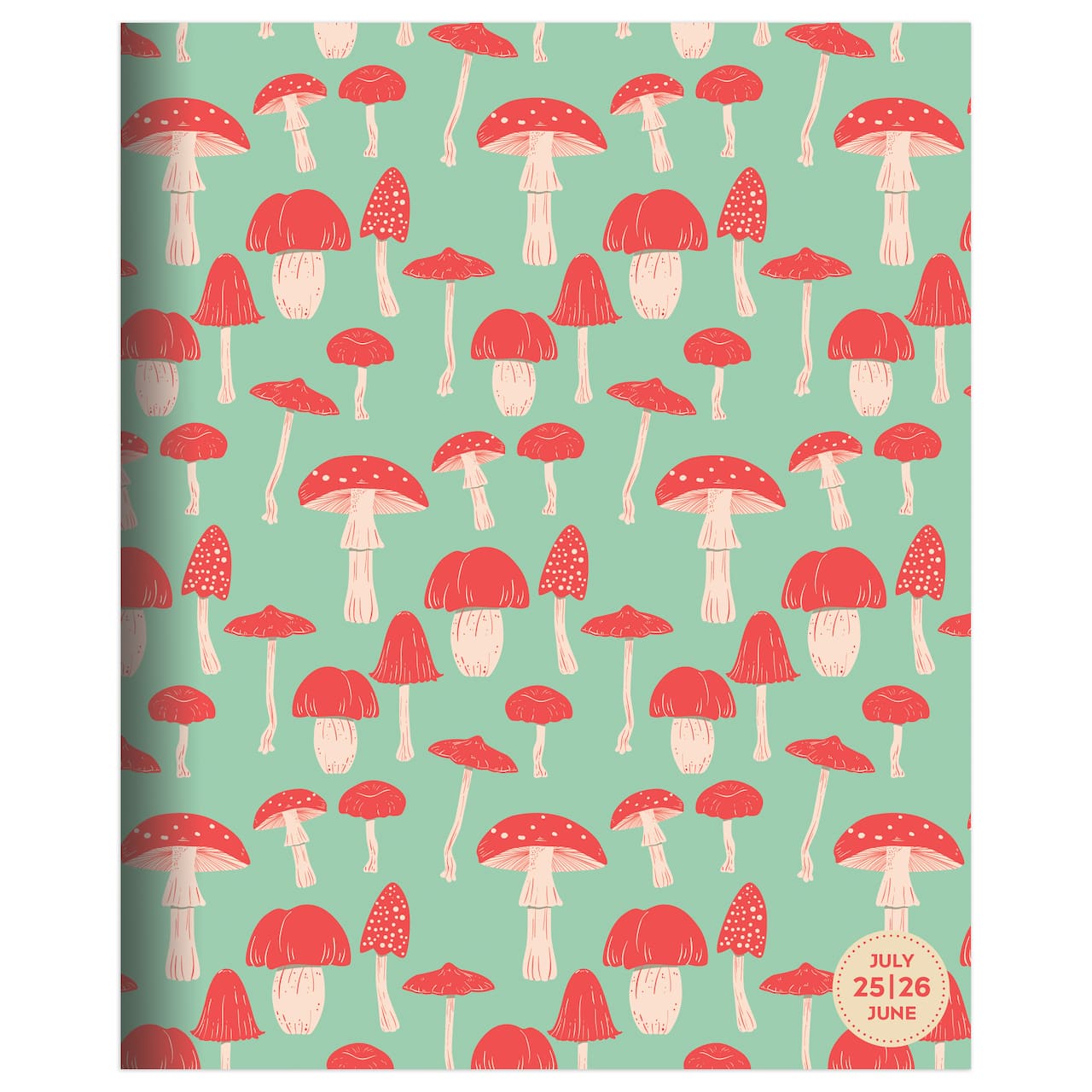 TF Publishing 2025-2026 Magic Mushroom Medium Monthly Planner